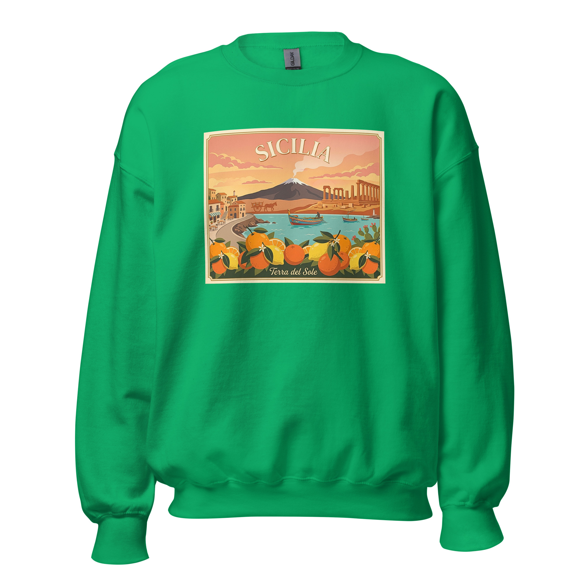 Felpa con cappuccio Unisex "Sicilia - Terra del sole" - immagine 10