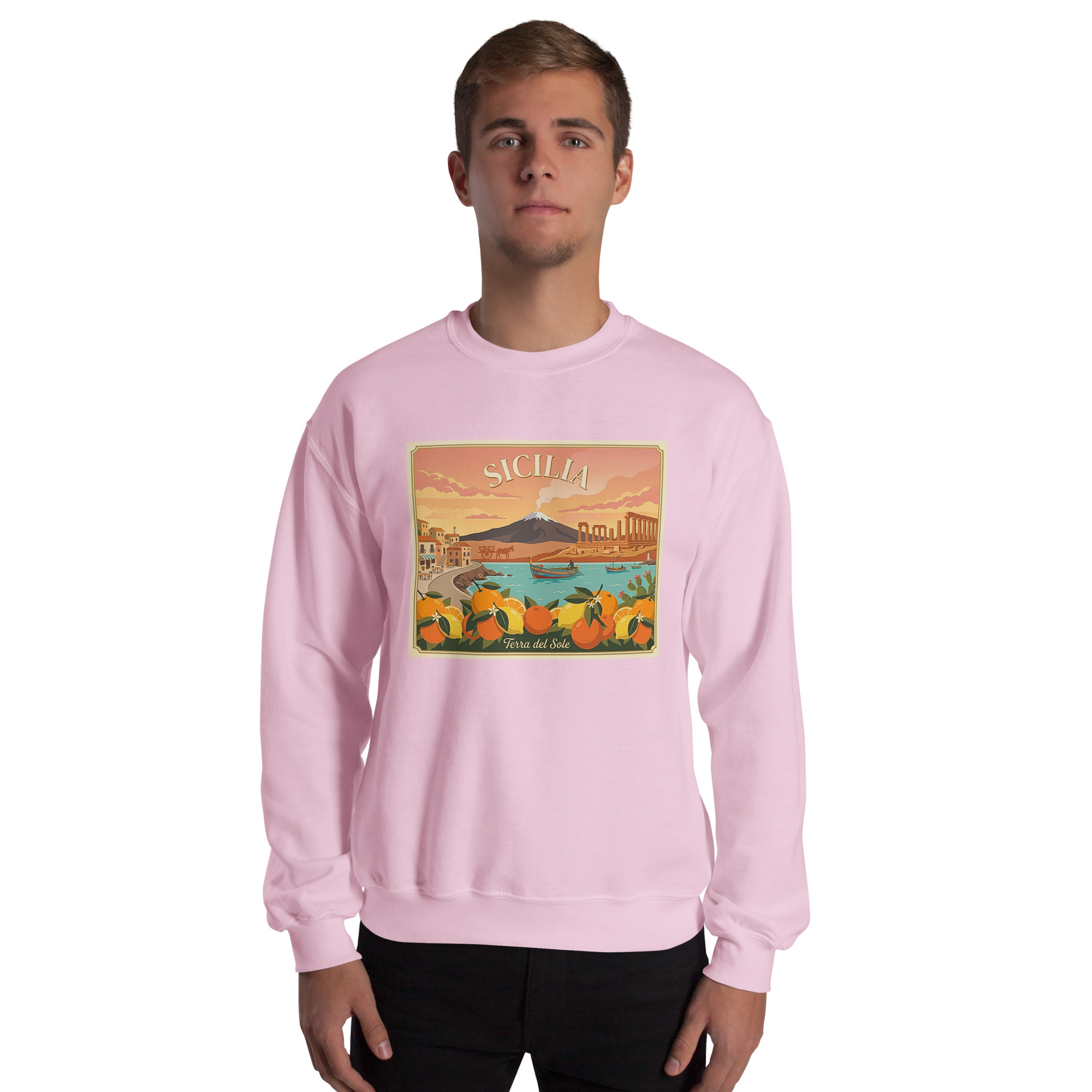 Felpa con cappuccio Unisex "Sicilia - Terra del sole" - immagine 29