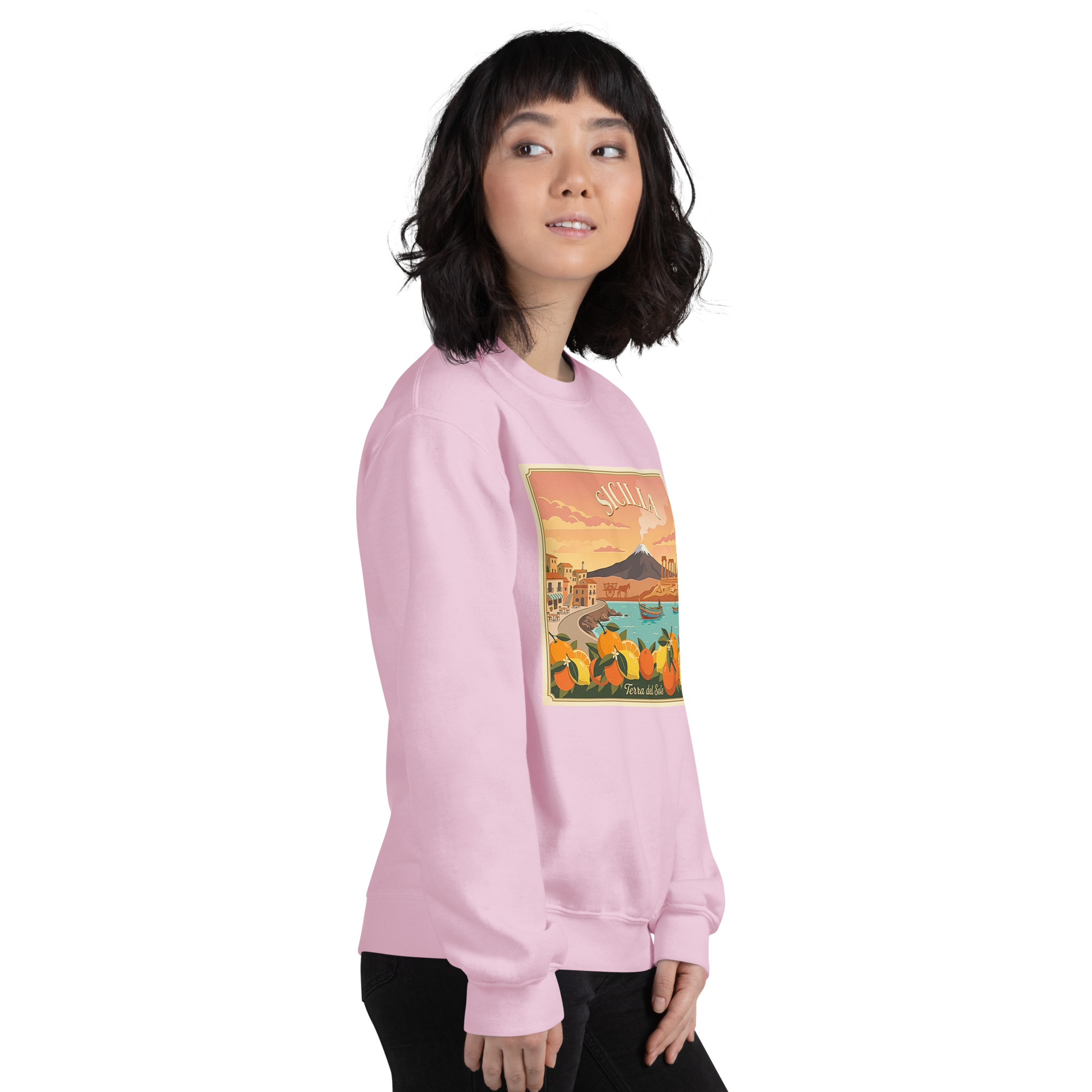 Felpa con cappuccio Unisex "Sicilia - Terra del sole" - immagine 164