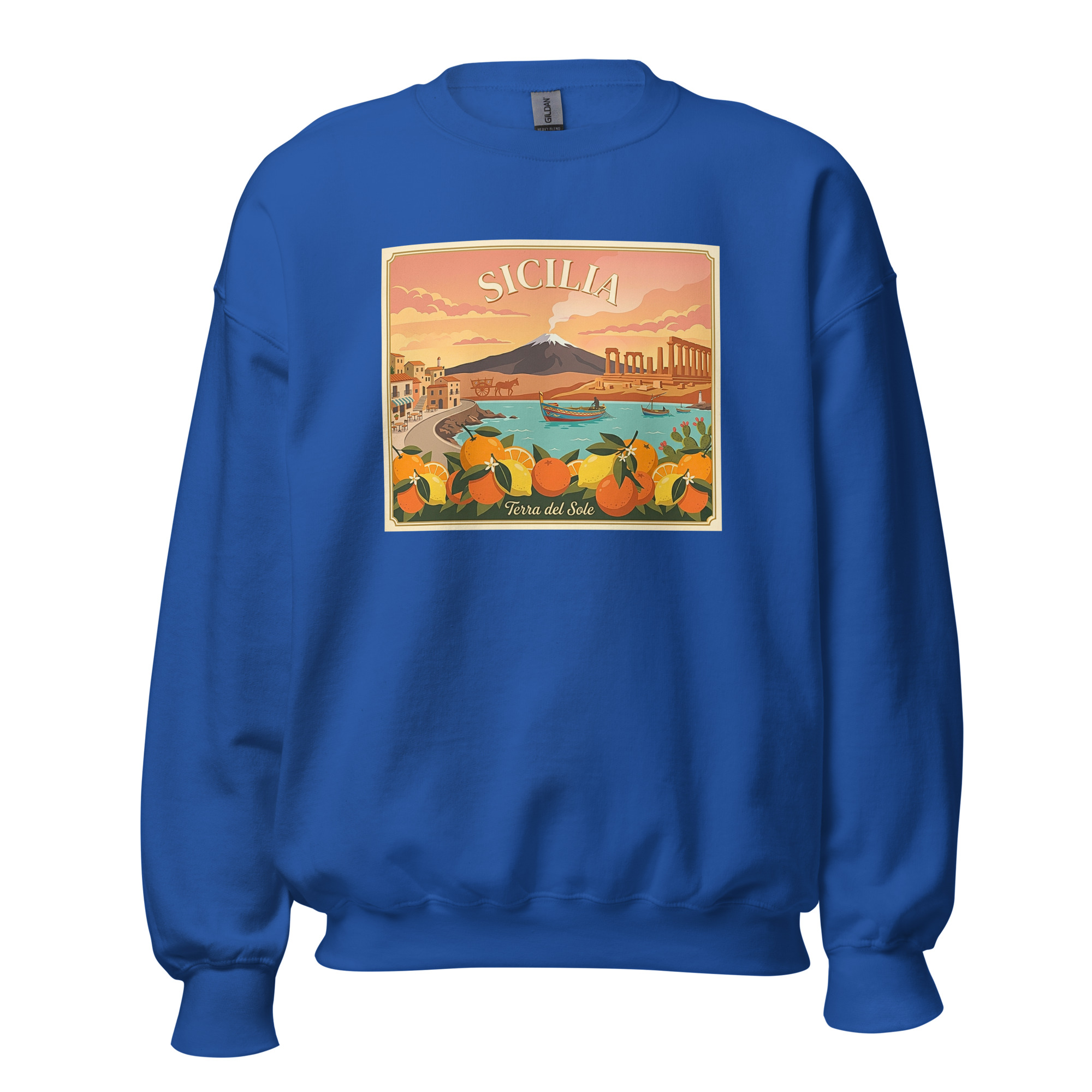 Felpa con cappuccio Unisex "Sicilia - Terra del sole" - immagine 15