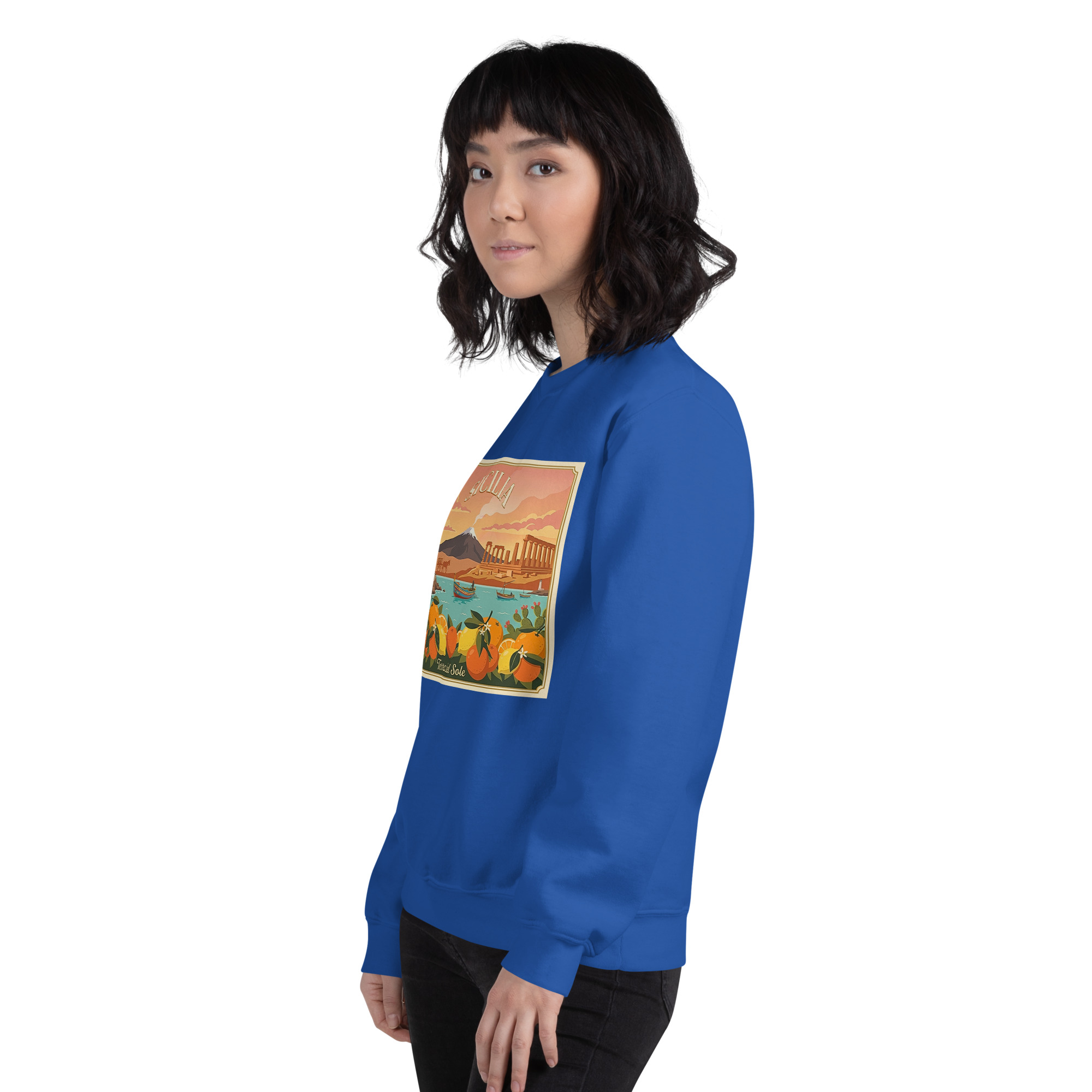 Felpa con cappuccio Unisex "Sicilia - Terra del sole" - immagine 142