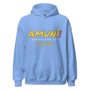 Felpa con cappuccio Unisex "Amunì"