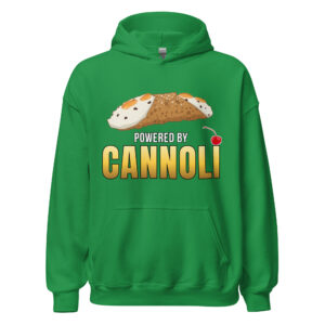 Felpa con cappuccio Unisex "Cannoli"