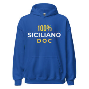 Felpa con cappuccio unisex "100% Siciliano DOC"